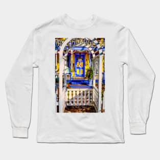 Yellow Door Victorian Gingerbread Cottage Long Sleeve T-Shirt